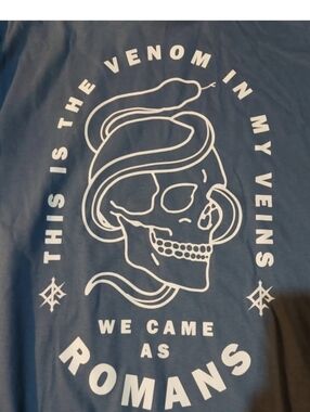 We Came As Romans Graphic Tee - 2xl This Is The Venom In My Veins NWOT Skull